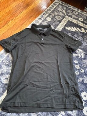 Banana Republic Men's Olive Luxury Touch Polo Shirt